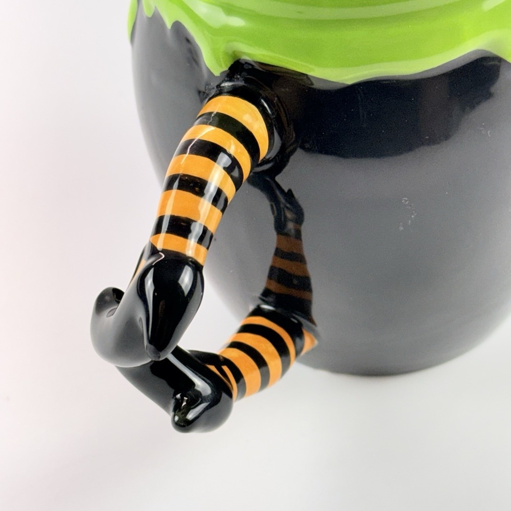 Halloween Potters Studio Witch Legs Coffee Mug Decor Tea Cup - Picture 9 of 11